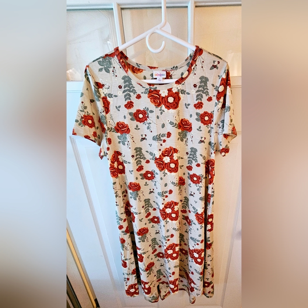 LuLaRoe Brand Floral Dress (Carly)